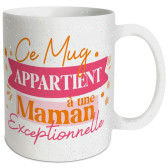 Taza Mamá Excepcional Brillantina
