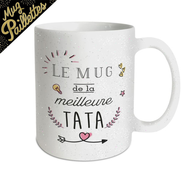 Tazza paillettes Migliore Zia