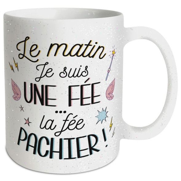 Taza Por La Mañana Soy Un Hada Con Purpurina