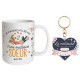 Mug and Keychain Set Best Sister