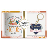 Set de Taza y Llavero Mejor Hermana