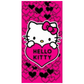 Hello Kitty Pink Bath Towel 140x70 cm Cotton