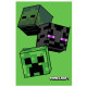 Plaid Minecraft Creeper 100 x 150 cm - Coperta in pile