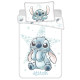 Juego de funda nórdica de algodón Stitch Étoile 100x135 cm y funda de almohada