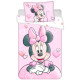 Minnie Mouse Baumwoll-Bettbezug-Set 100x135 cm und Kissenbezug