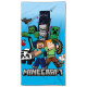 Serviette drap de bain Minecraft 140 x 70 cm