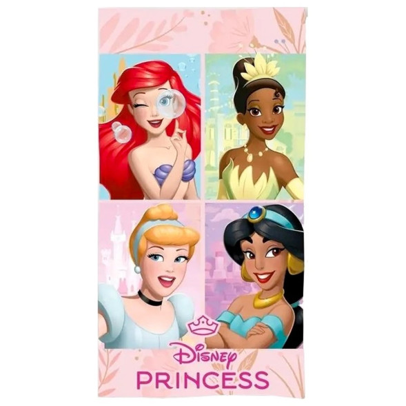 Serviette drap de bain Princesses Disney 140 x 70 cm