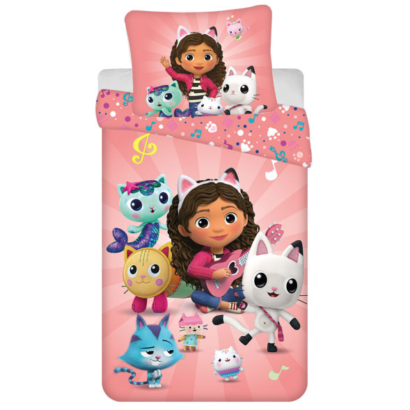 Gabby and the Magic House cotton duvet cover set 140x200 cm and pillowcase