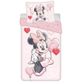 Bettwäsche-Set Baumwolle Minnie Ballon 140x200 cm und Kissenbezug