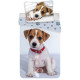 Juego de funda nórdica de algodón Cachorro 140x200 cm y funda de almohada