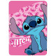 Plaid polaire Lilo et Stitch 100 x 140 cm - Couverture