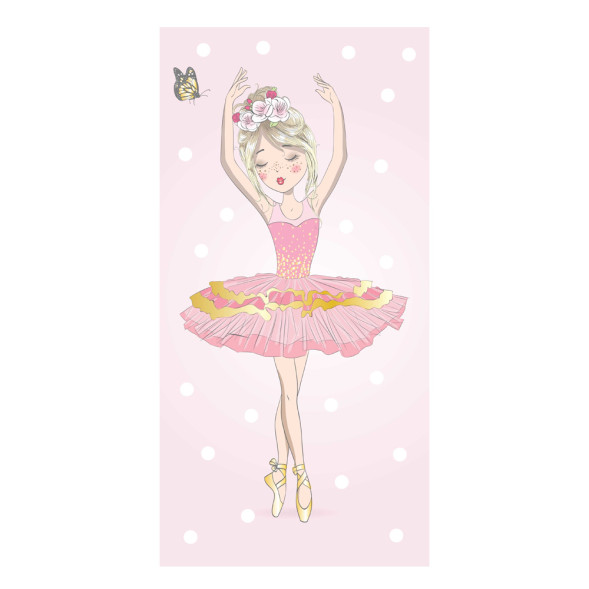 Ballerina Dancer Bath Towel 140x70 cm - cotton