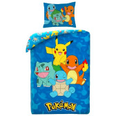 Dekbedovertrekset Pokemon 140x200 cm met Kussensloop