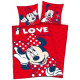 Minnie Love dekbedovertrekset 140x200 cm met kussensloop