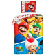 Super Mario Team Duvet Cover Set 140x200 cm with Pillowcase