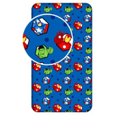 Cotton fitted sheet Avengers 1 person 90x200 cm