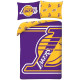 Set copripiumino Basket NBA Lakers 140x200 cm e Federa