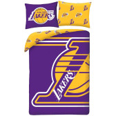 Bettwäsche-Set Basketball NBA Lakers 140x200 cm und Kissenbezug