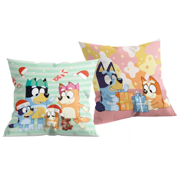 Coussin Bluey Noël 40 CM