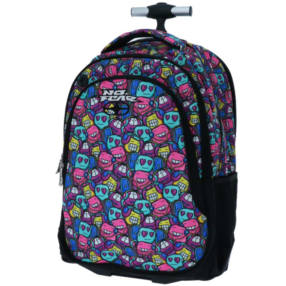 Mochila con ruedas No Fear Music 48 CM Trolley de Alta Gama