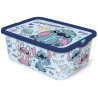 Bo&icirc;te de rangement Stitch et Angel 13 litres