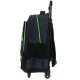 High-End 42 CM Trolley Minecraft Creeper Wheeled Backpack