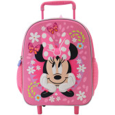 Zaino trolley Minnie Flowers 3D 32 CM Scuola Materna