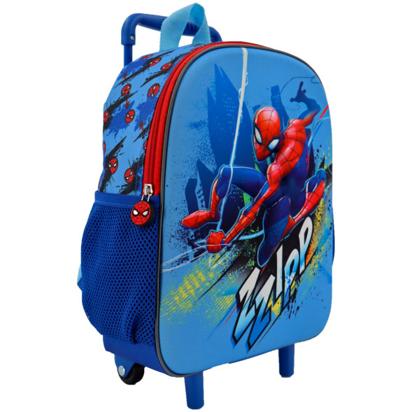 Trolley rugzak Spiderman Marvel 3D 32 CM Kleuterschool