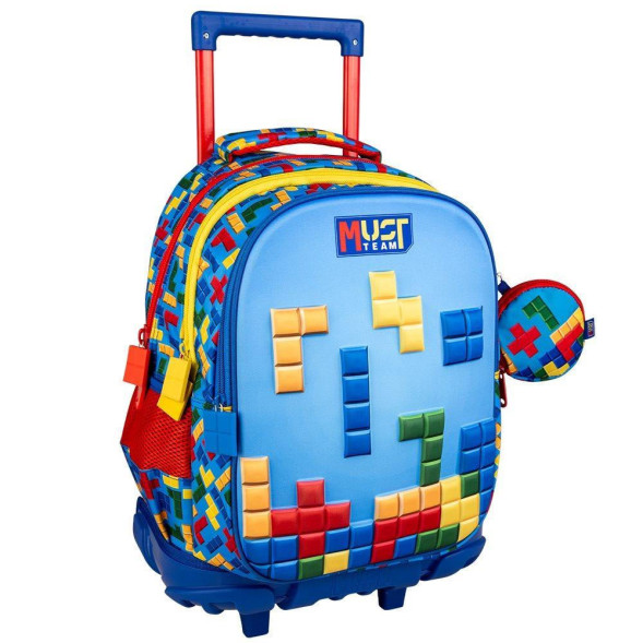 Mochila con ruedas Must Bricks Multicolor 45 CM Trolley