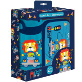 Lunchbox Voyage Lion Must en drinkfles