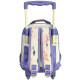 Sac à dos à roulettes Must Reine des Neiges White 31 CM Trolley - Maternelle
