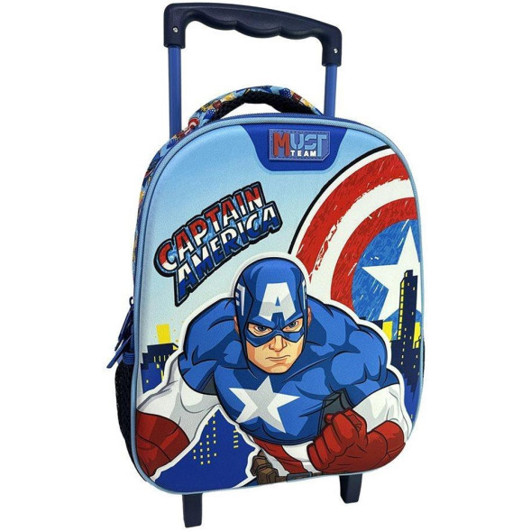 Must Captain America Rollrucksack 31 CM Trolley - Kindergarten
