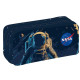 Rechthoekige etui Nasa Astronaut Maan Must 21 CM - 2 Vakken