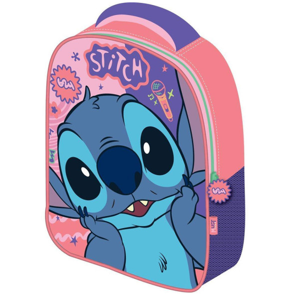 Stitch Rucksack Rosa 31 CM - Kindergarten