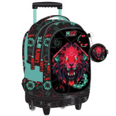 Roter Löwen-Rollrucksack Must 45 CM Trolley