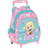 Princess Cat 31 CM Trolley Backpack with Wheels - Kindergarten