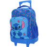 Sac &agrave; dos &agrave; roulettes Stitch Hawaii Bleu 43 CM 2 Cpt