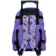 Kuromi rolling backpack 43 CM 2 compartments