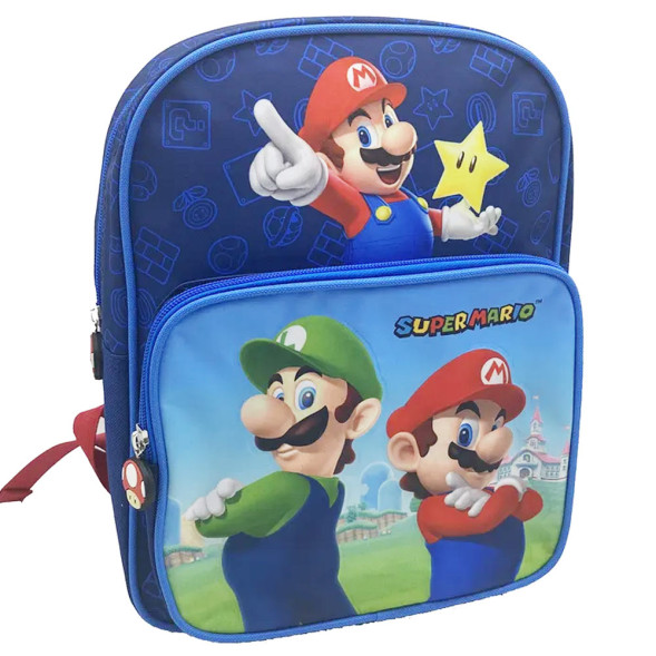 Rugzak Super Mario & Luigi 29 CM Kleuterschool