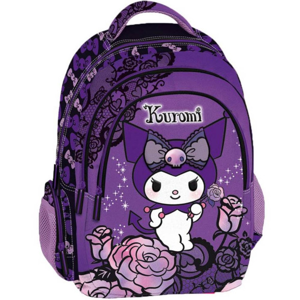 Sac à dos Kuromi Fleurs 42 CM - 2 Cpt