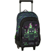 Trolley-Rucksack Minecraft Zombie 44 CM - 2 Fächer