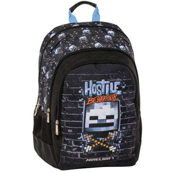 Backpack Minecraft Skeleton Behavior 42 CM - 2 Cpt