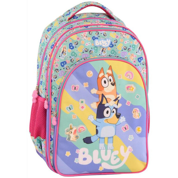 Rugzak Blue Stickers 42 CM - 2 vakken