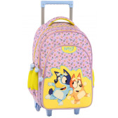 Zaino trolley Bluey Stickers 44 CM - 2 scomparti