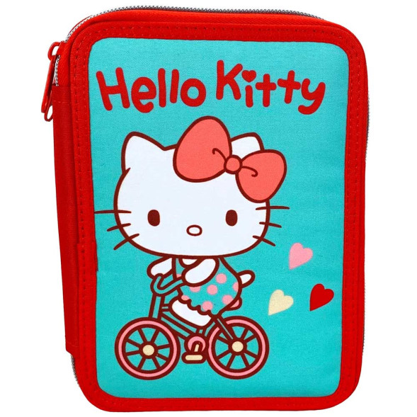 Trousse garnie Hello Kitty Vélo 20 CM - 2 cpt