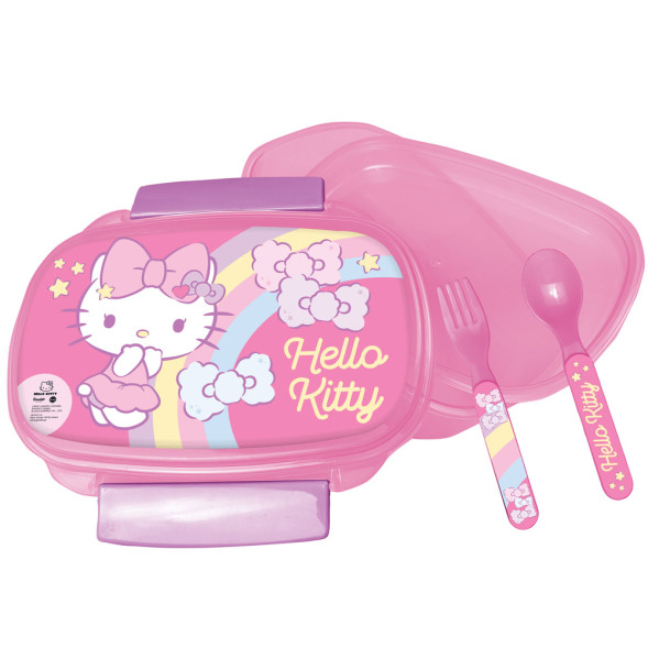 Snack box Hello Kitty with Cutlery - High-end