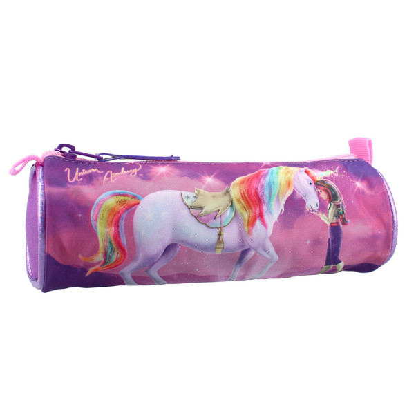 Trousse ronde L'école des licornes - 20 CM