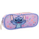 Trousse rectangulaire Stitch Happy 22 CM - 2 Cpt