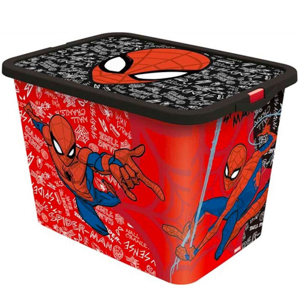 Caja de almacenamiento Bluey azul de 23 litros