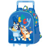 Sac &agrave; dos &agrave; roulettes Bluey Fiesta 32 CM Maternelle